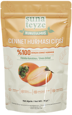 Suna Teyze Fırın Kurutma Cennet Hurması Cipsi 75 g